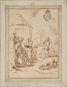 Scene of Shepherds by Antonio Castillo